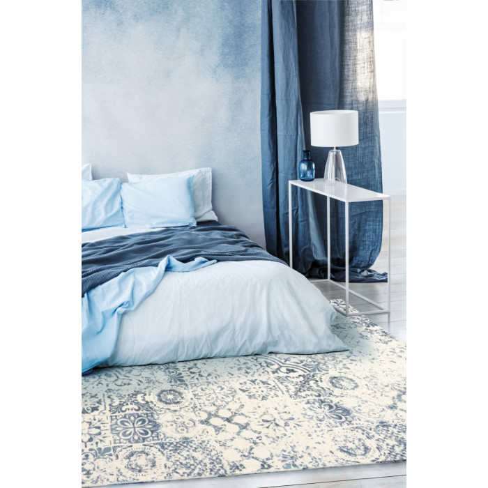Kilimas SIENA IVORY BLUE (Magic Collection) Kilimas SIENA IVORY BLUE (Magic Collection)